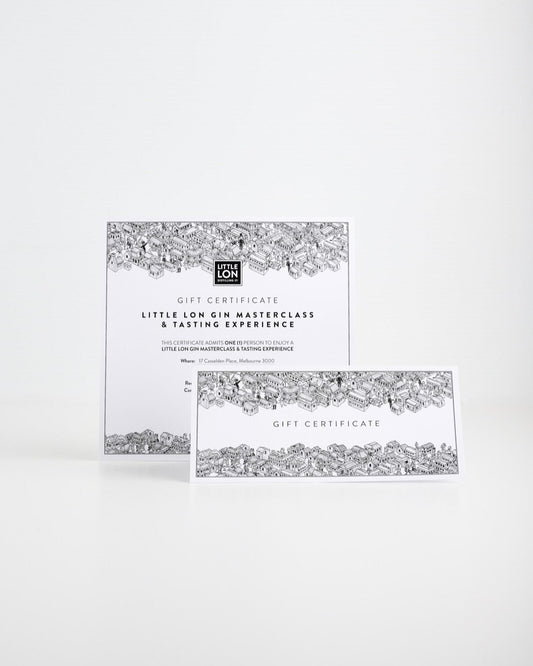 Little Lon Gin Tasting Masterclass E-Certificate