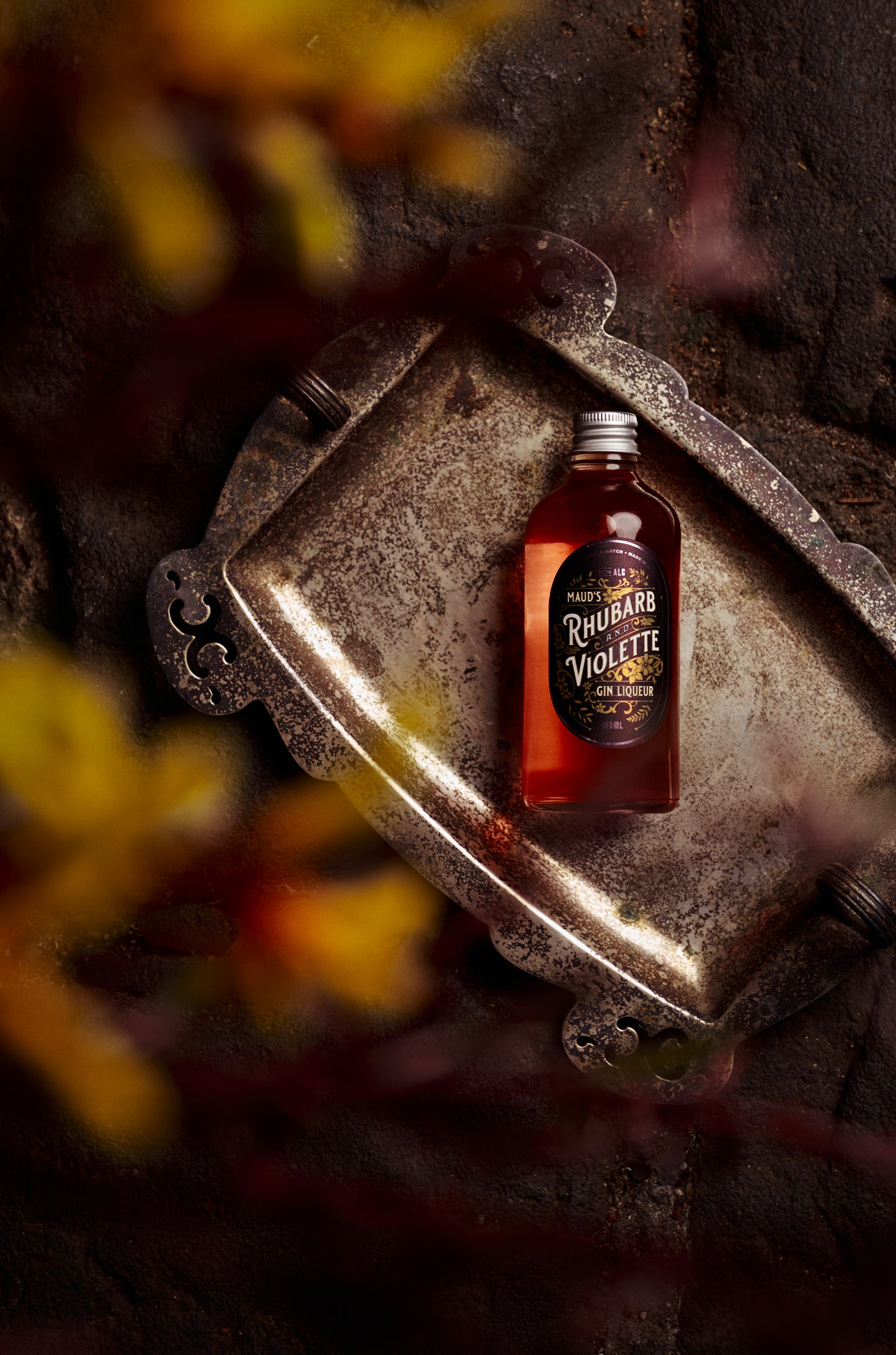 MAUD'S MINI 100ml | Rhubarb & Violette Gin Liqueur