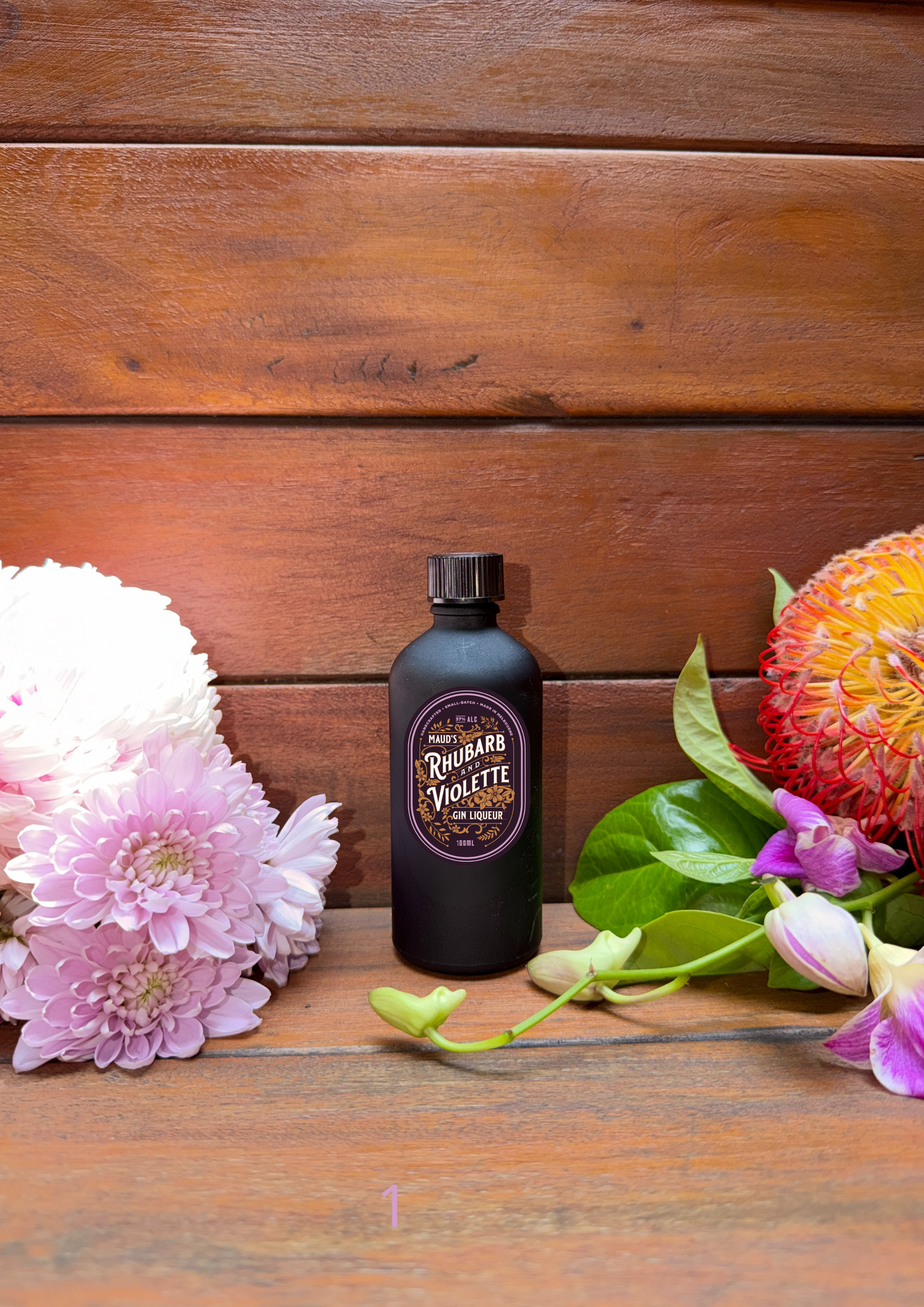 MAUD'S MINI 100ml | Rhubarb & Violette Gin Liqueur