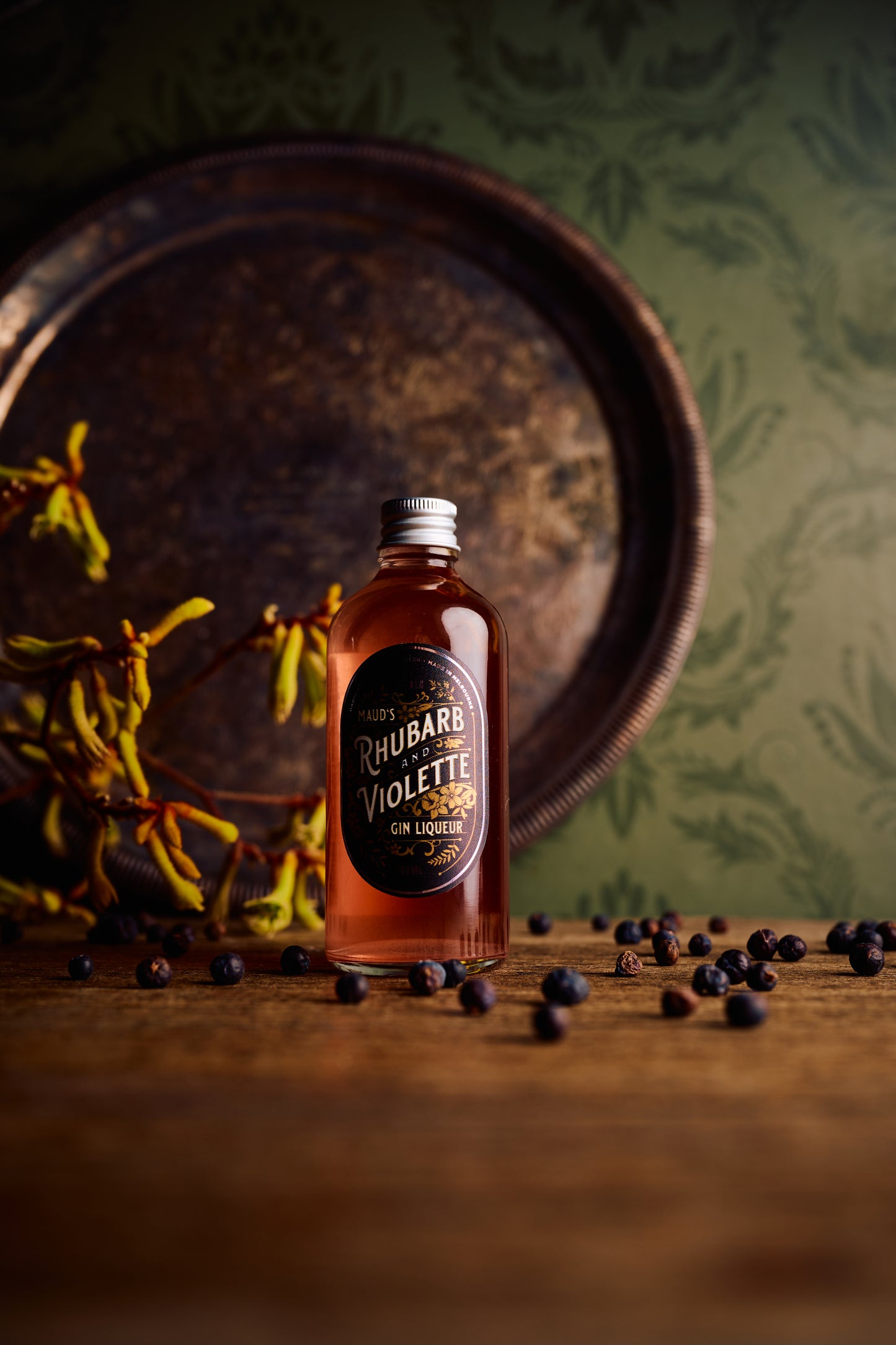 MAUD'S MINI 100ml | Rhubarb & Violette Gin Liqueur