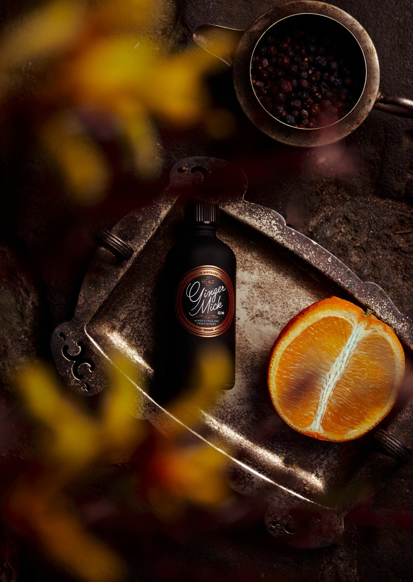 GINGER MICK MINI 100ml | Contemporary Style Gin with Fresh Ginger & Mixed Citrus