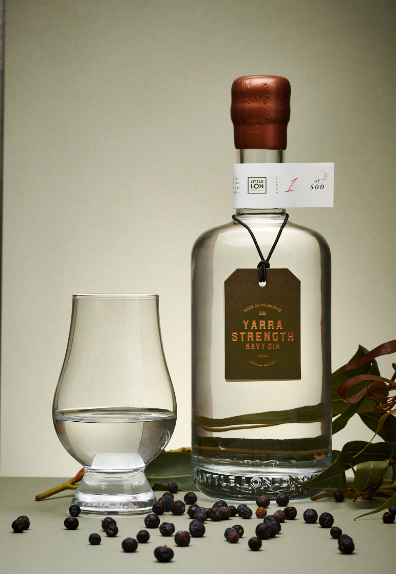 YARRA STRENGTH NAVY GIN | Made of Melbourne, with Native Victorian Botanicals
